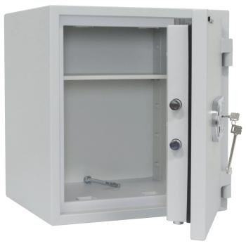 Preview: Rottner Wertschutzschrank EN1 Opal Fire OPD-55 Doppelbartschloss lichtgrau T05629